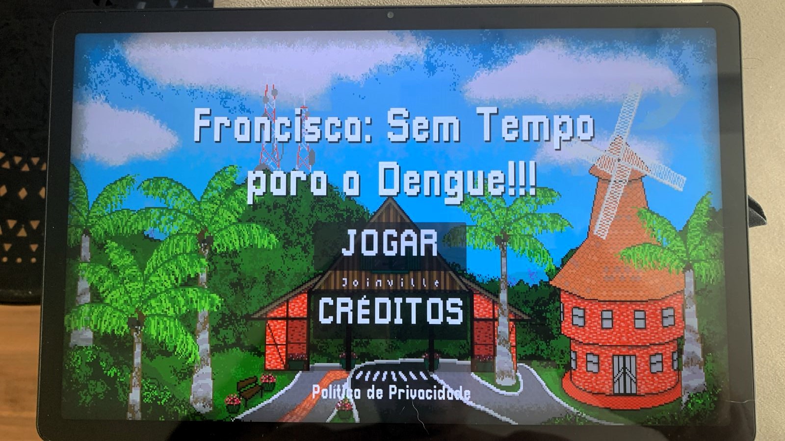 Interface do Jogo da Dengue