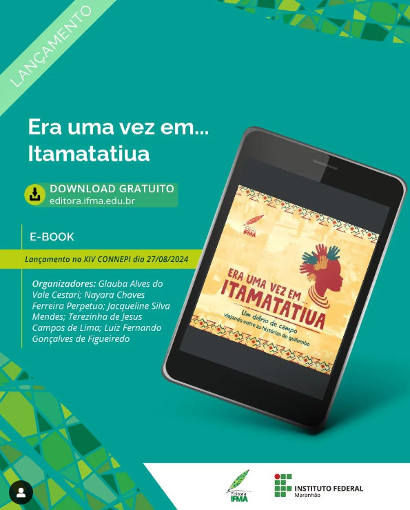 Livro está disponível para download gratuito na editora do IFMA.