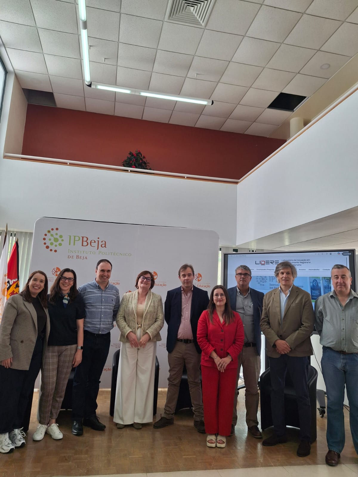 6ª Missão Lidere: representantes do IFSC e demais insituições brasileiras no IPBeja
