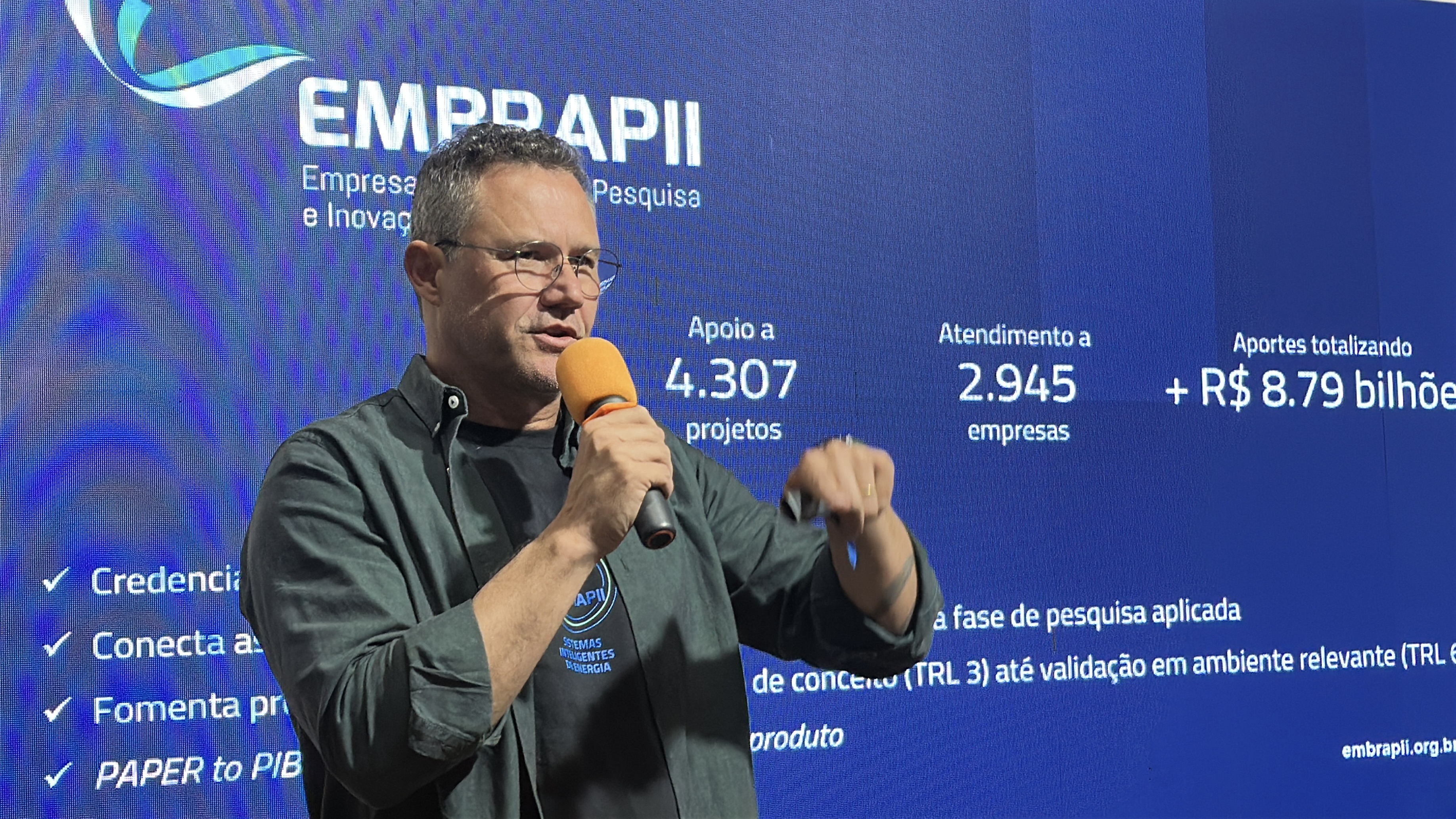 Sérgio Luciano Ávila, novo coordenador da Unidade Embrapii do IFSC, detalhou a captação, a execução de projetos e os próximos passos da unidade.