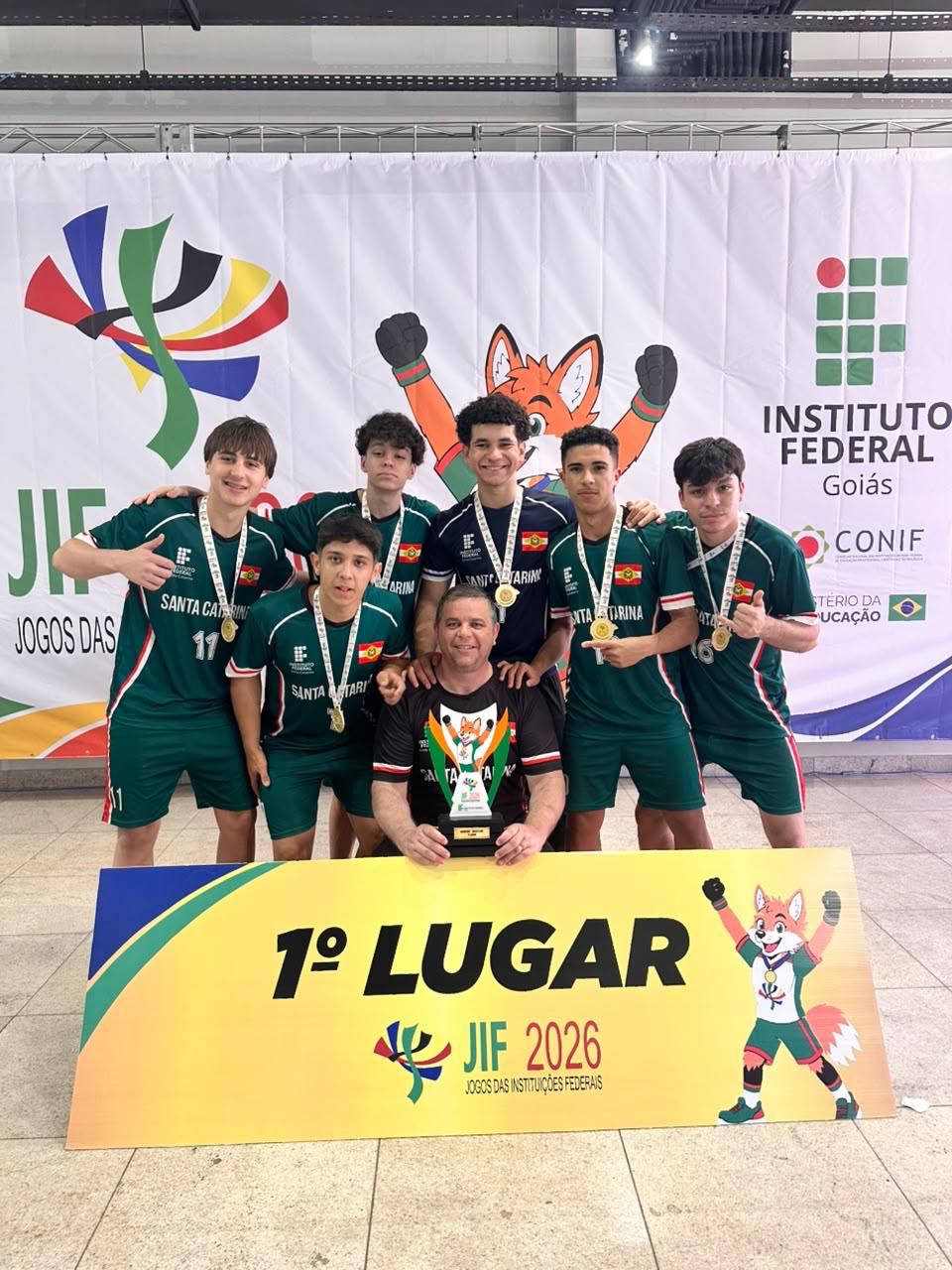 Turma vencedora do JIF 2026